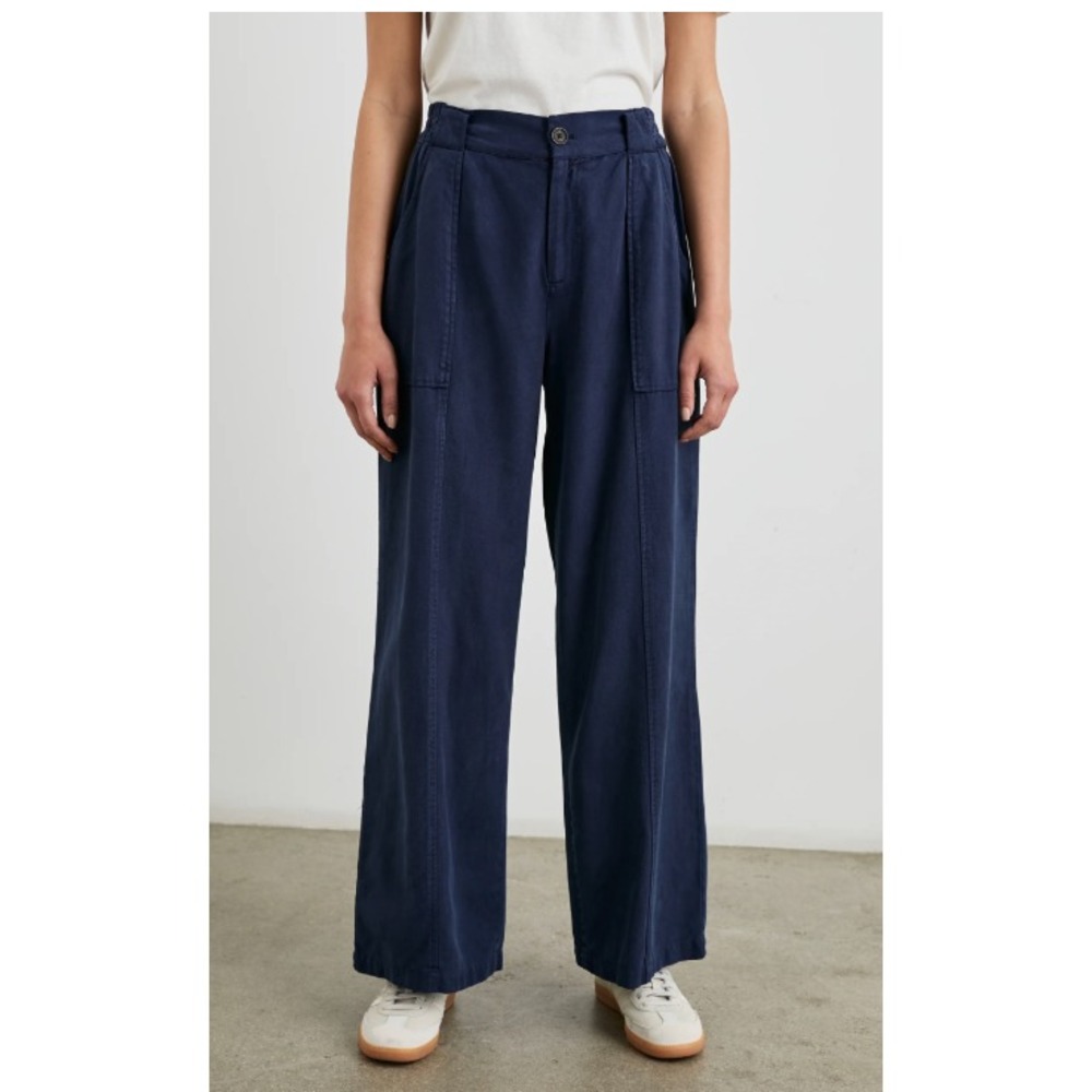 Rails Greer Wide Leg Pant Womens Medium Navy Vintage Twill Full Length
